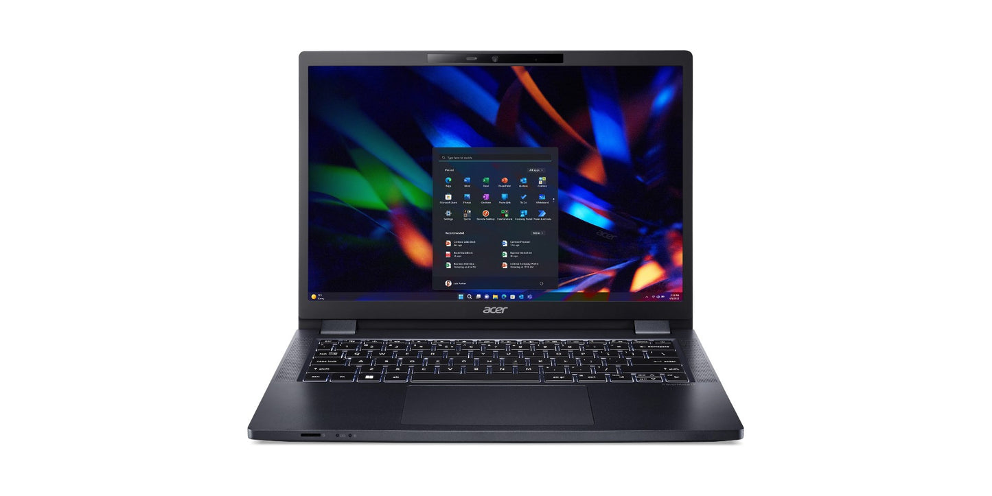 Laptop Acer TravelMate TMP414-53-TCO-5771, Czarny, 14'', WUXGA, 1920x1200, Intel Core i5-1335U, 16GB DDR4, SSD 512GB, LTE, Intel UHD, Windows 11 Pro, 802.11ax