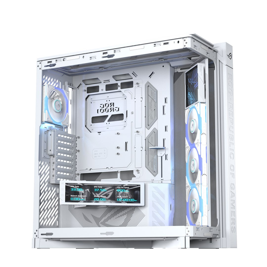Obudowa Asus ROG CRONOX GR801 CURVE TG ARGB WHITE