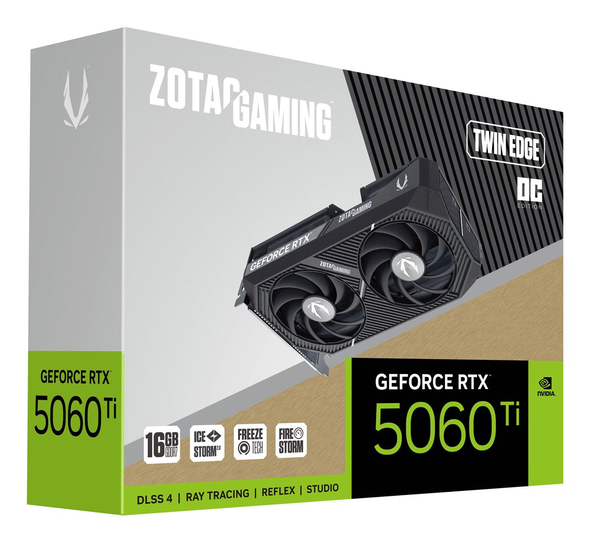 Karta graficzna ZOTAC GAMING GeForce RTX 5060 Ti Twin Edge OC 16GB