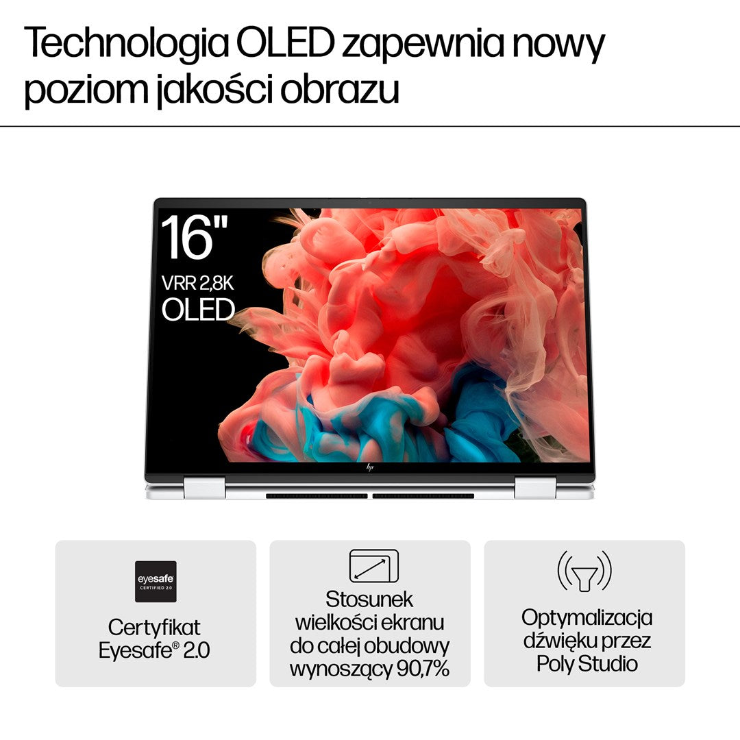 HP Envy 16-AC0013DX Ultra 5 125U 16" WUXGA Touch 16GB SSD512 BLKB x360 Win11 Glacier Silver (REPACK) 2Y