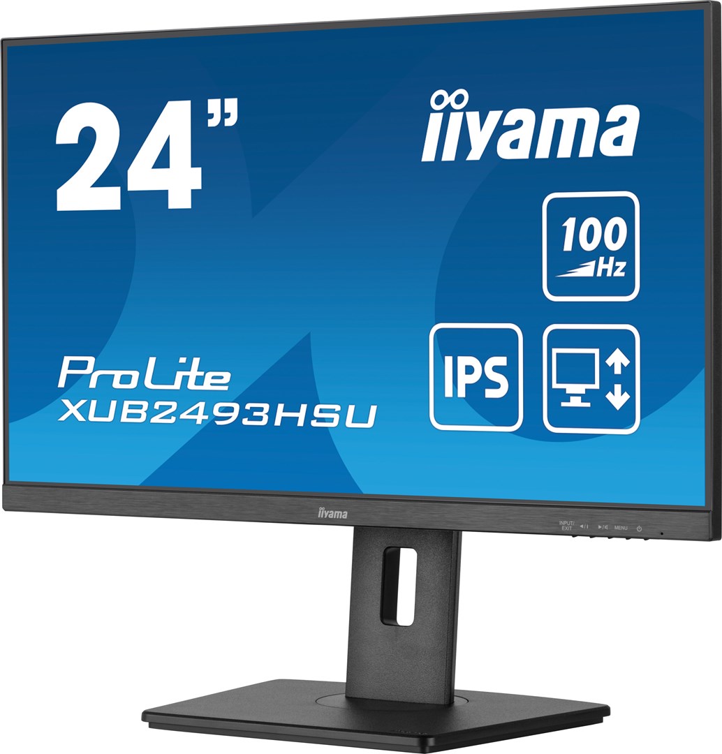 Monitor LED Iiyama ProLite XUB2493HSU-B7 - 24 - Płaski ekran - 60,5 cm