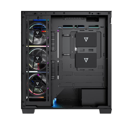 MODECOM OBUDOWA VOLCANO STELLAR PLUS ARGB MIDI 8F BLACK