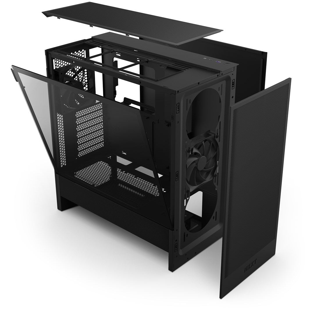 NZXT OBUDOWA H5 FLOW MIDI TOWER Z OKNEM CZARNA