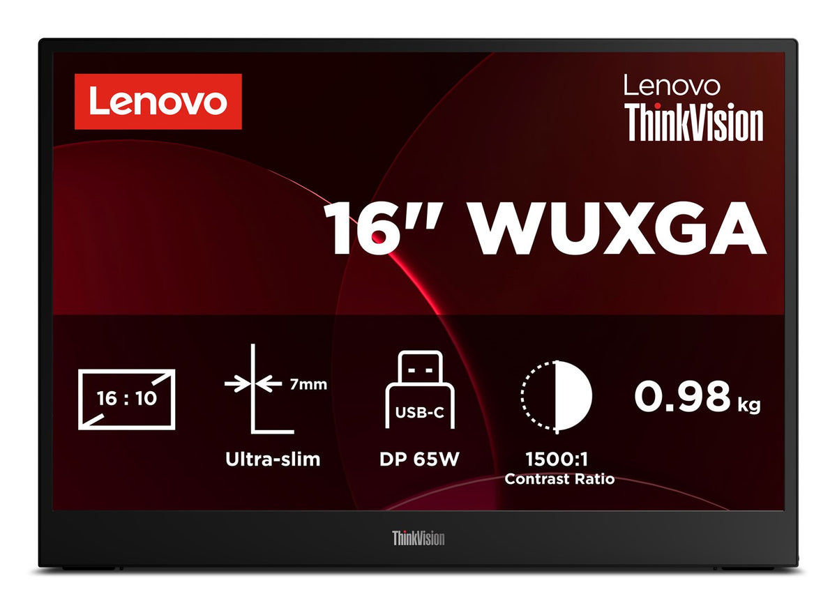 Monitor Lenovo ThinkVision M16 16" (64BFUAT1WL)