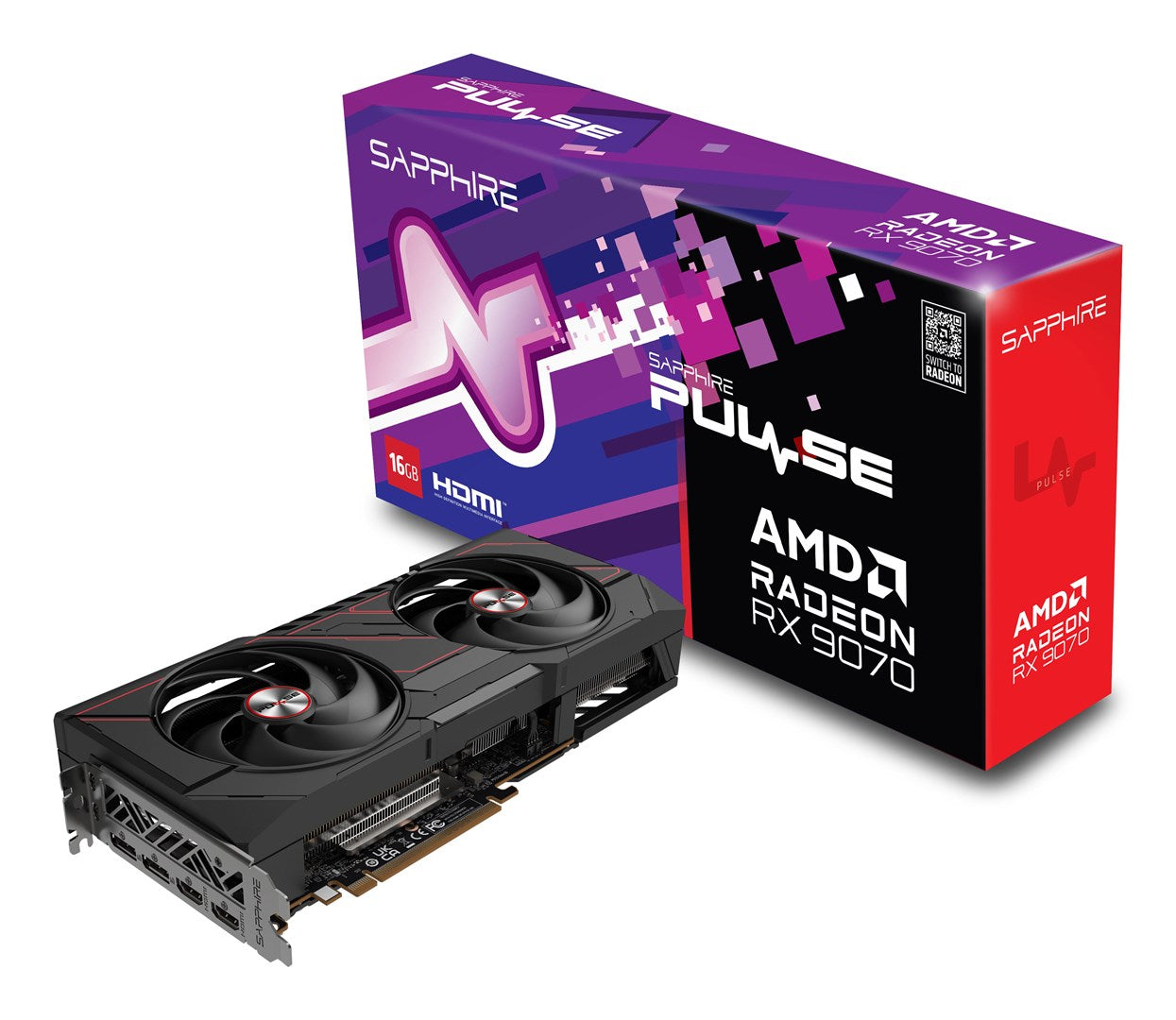 Karta graficzna SAPPHIRE PULSE RX 9070 GAMING 16GB