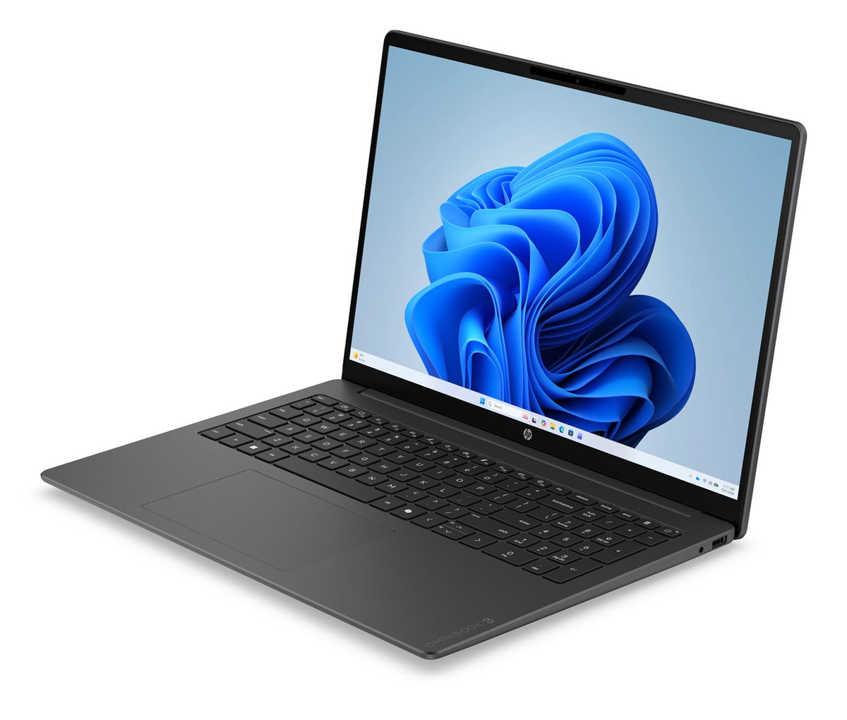 HP OmniBook 3 16-by0028nwx Ryzen 5 40 16.0"2K IPS 300nits Matt 8GB LPDDR5 SSD256 Radeon 610M Cam2MP 41Wh Win11 Black 2Y