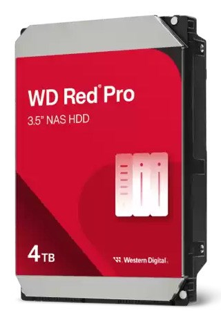 Dysk HDD WD 4TB 3.5 Red Pro WD4006FFBX