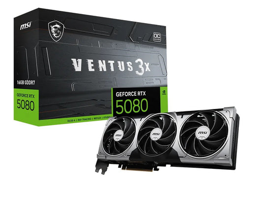 Karta graficzna MSI RTX 5080 16G VENTUS 3X OC BLACK