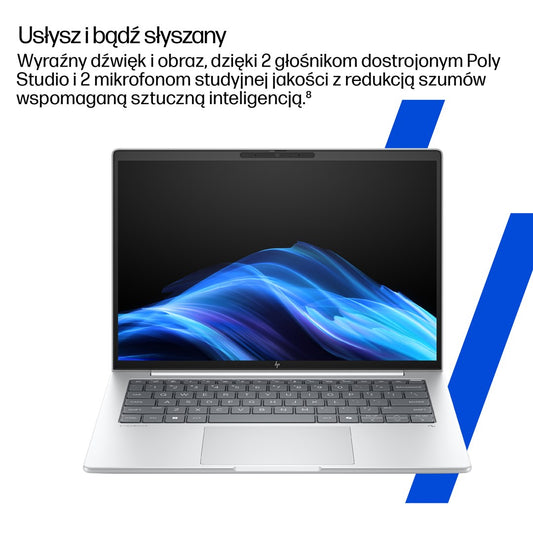 HP EliteBook 8 G1a Ryzen AI 5 PRO 340 14.0"WUXGA IPS 400nits Eye Ease AG 24GB DDR5 5600 SSD512 Radeon 840M Cam 5Mpx 62Wh W11Pro Pike silver aluminium 3Y OnSite