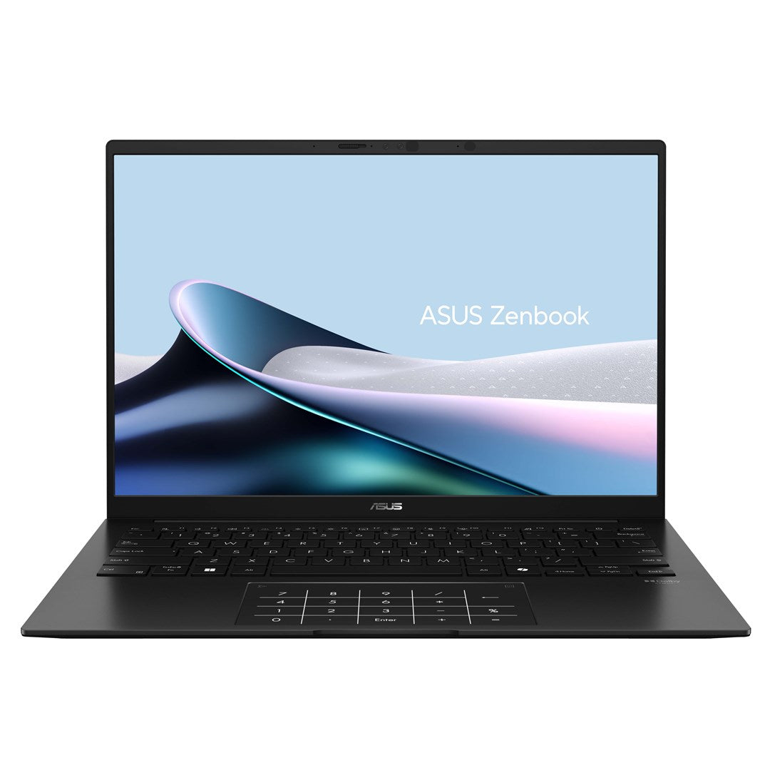 ASUS Zenbook 14 UM3406GA-QD013W Ryzen AI 5 430 14.0"WUXGA 60Hz 300nits AG 16GB LPDDR5X SSD512 Radeon Graphics WLAN+BT Cam720p 75WHrs Win11 Aluminum Jade Black