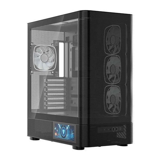 MODECOM OBUDOWA VOLCANO AQ 400 ARGB MIDI CZARNA