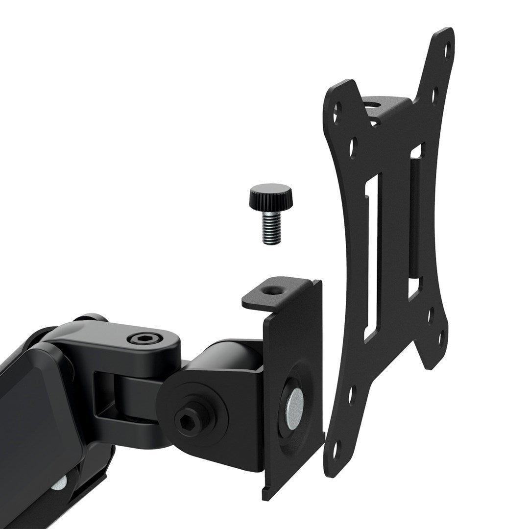 MACLEAN UCHWYT NA MONITOR, SPRĘŻYNA GAZOWA, 17"-32", 2-10KG, CZARNY MC-135