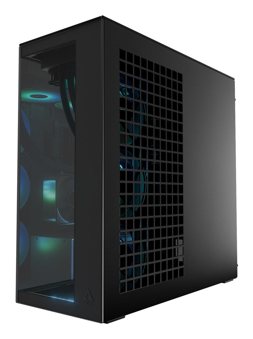 Obudowa Arctic Xtender Schwarz z oknem z GPU mountem