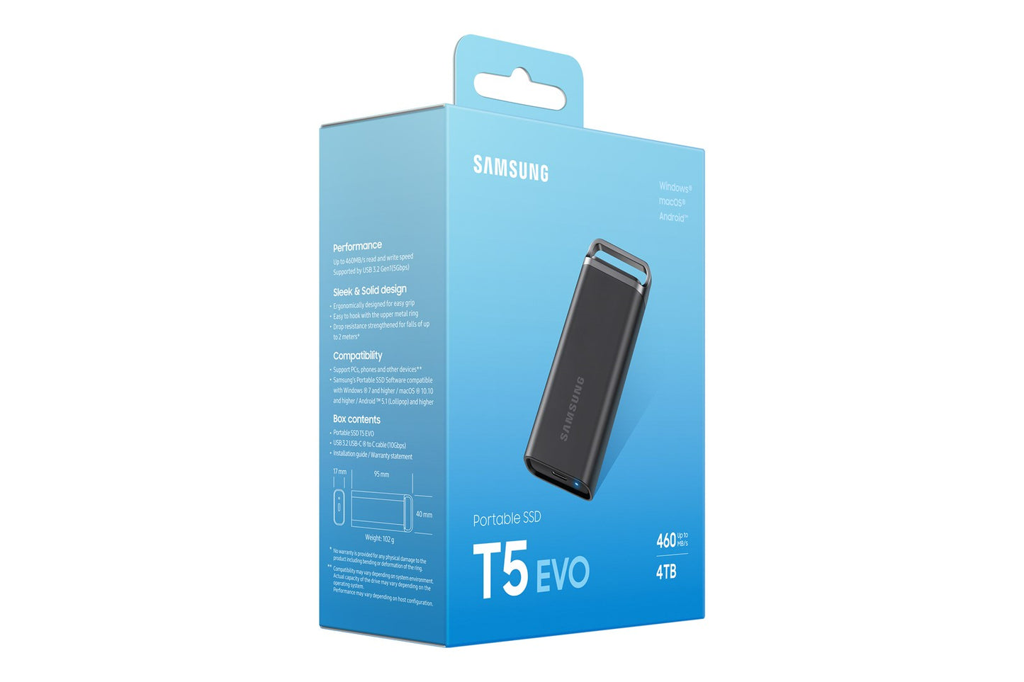 Dysk SSD Samsung 4TB T5 EVO MU-PH4T0S/WW