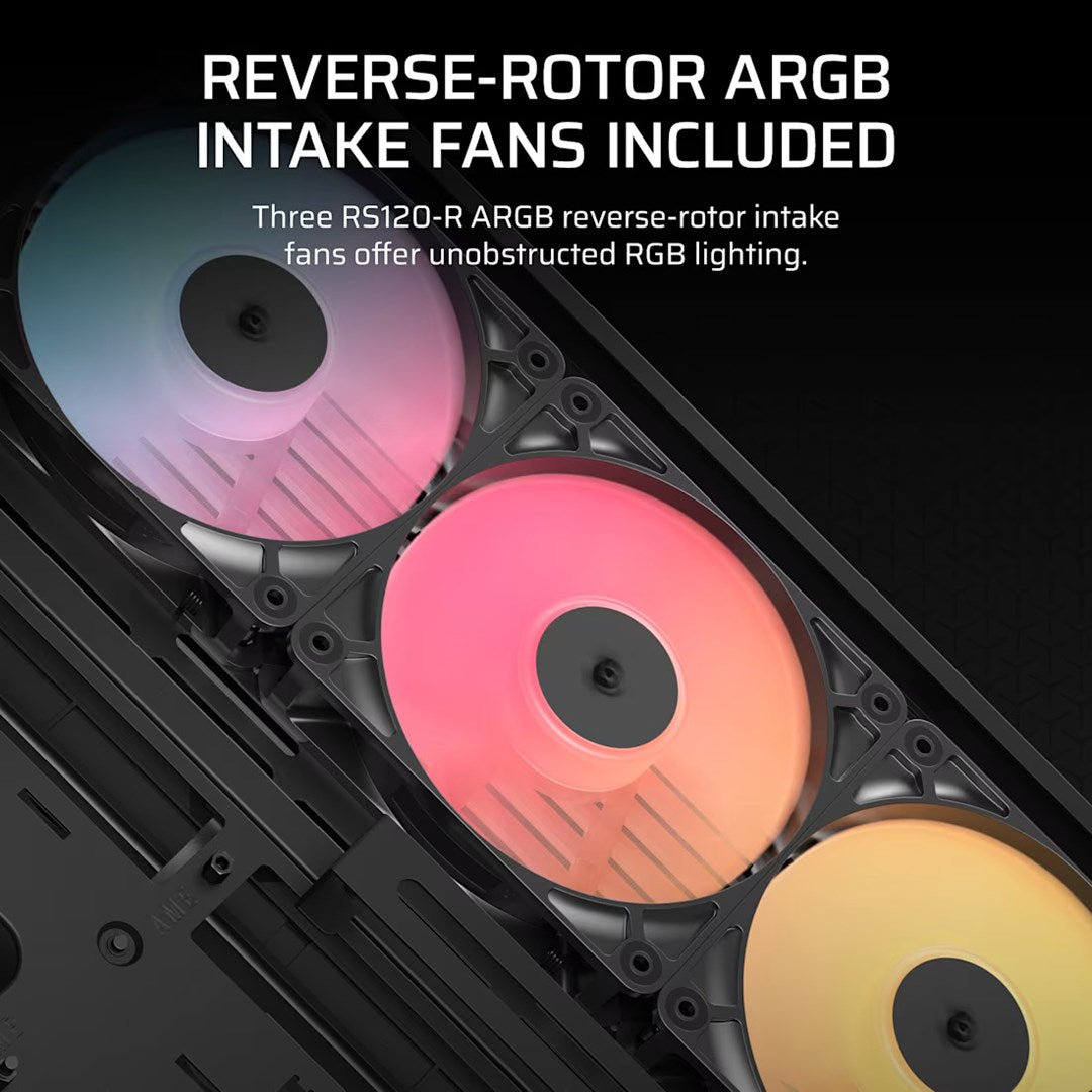 Obudowa Corsair FRAME 4500X RS-R ARGB Tempered Glass Mid-Tower, Black