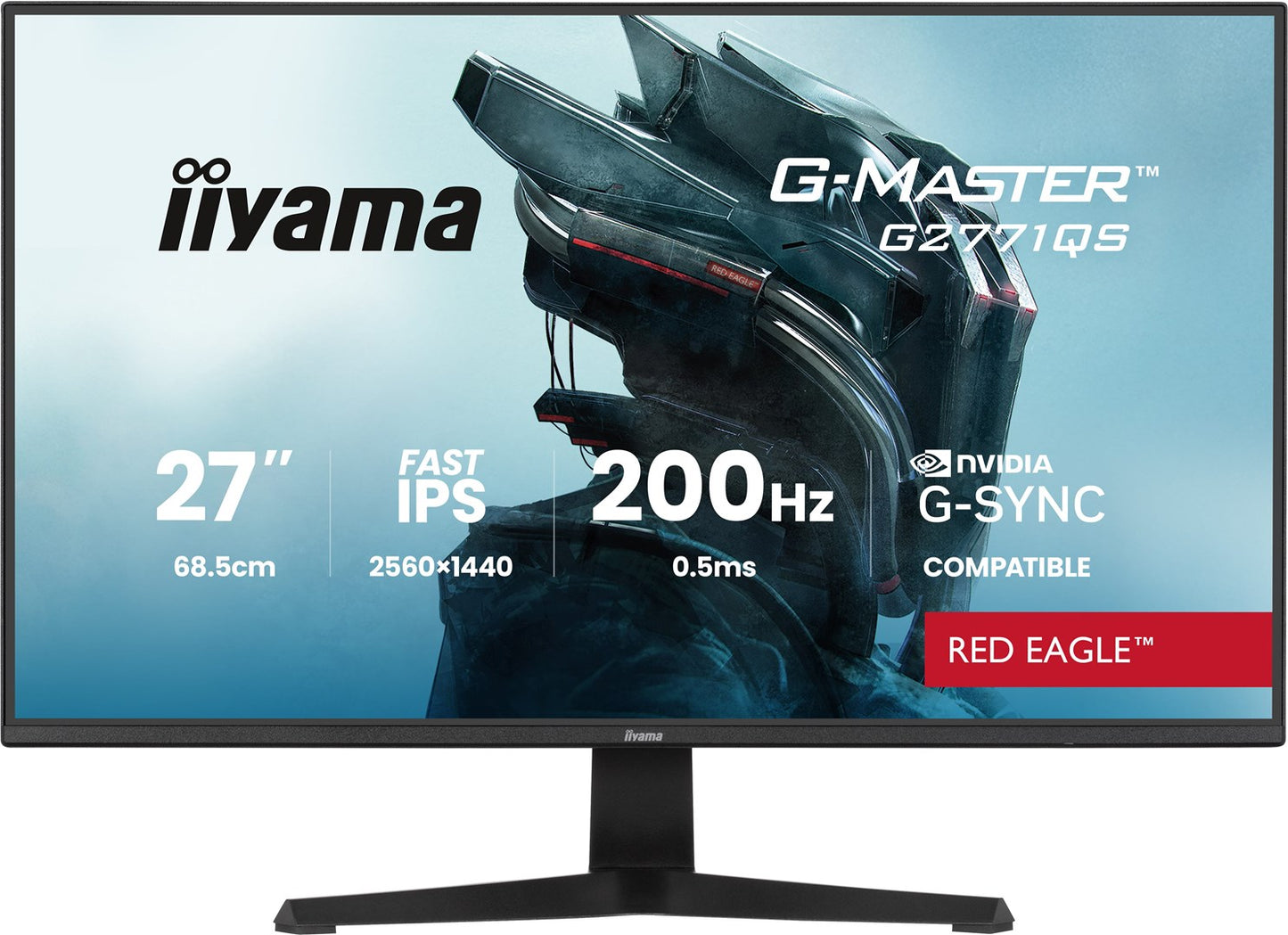 Monitor iiyama G-Master G2771QS-B1 27" Fast-IPS - Płaski ekran