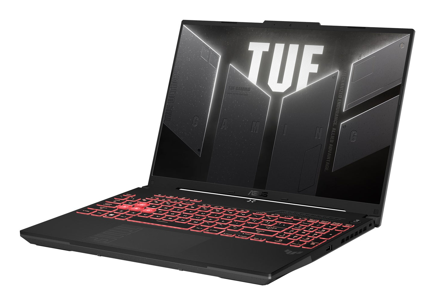 ASUS TUF Gaming A16 FA607NUG-RL117 Ryzen 7 7445HS 16.0"FHD+ 144Hz Value IPS-level AG 16GB DDR5 5600 SSD512 WLAN+BT LAN GeForce RTX 4050 6GB Cam720p 56WHrs NoOS Mecha Gray