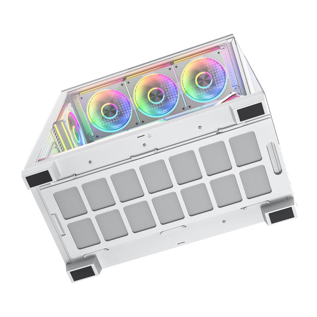 MODECOM OBUDOWA VOLCANO STELLAR PLUS ARGB MIDI 8F WHITE