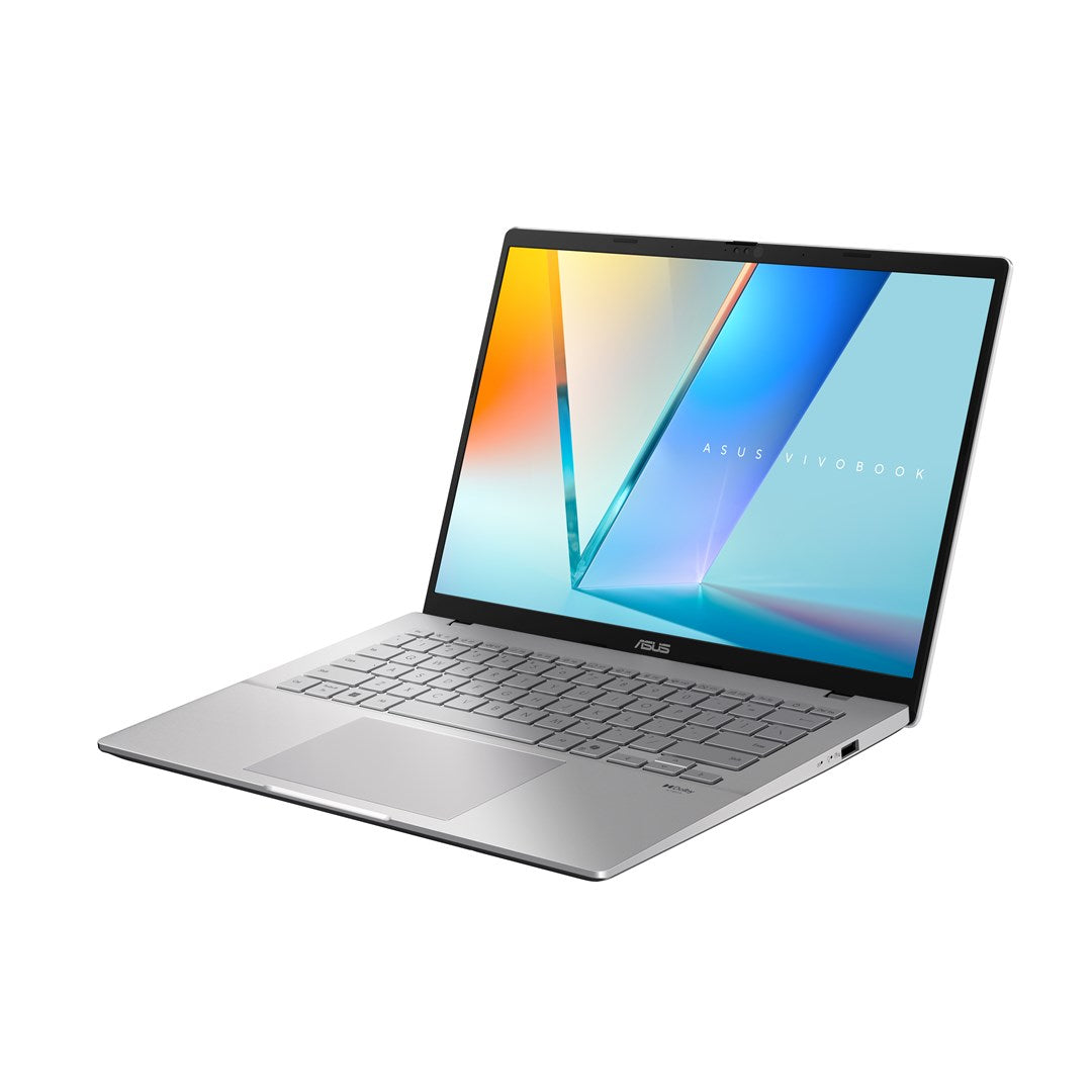 ASUS Vivobook S14 M3407GA-SF013W Ryzen AI 7 445 14.0"WUXGA 60Hz 300nits 16GB DDR5 SSD512 Radeon Graphics Cam FHD 70WHrs Win11 Aluminum Cool Silver