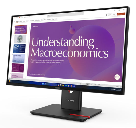 Lenovo ThinkVision T24D-40 23.8"FHD 120Hz 250nits AG HDMI DP USB Eclipse Black