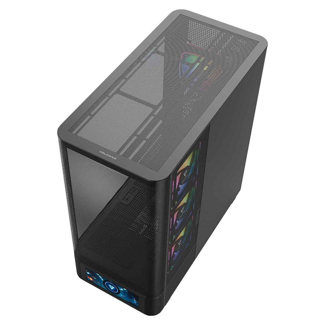 MODECOM OBUDOWA VOLCANO AQ 500 ARGB MIDI CZARNA