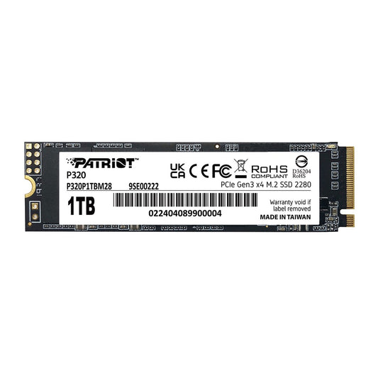 SSD Patriot Viper P320 M.2 PCI-Ex4 NVMe 512GB 3GB/s