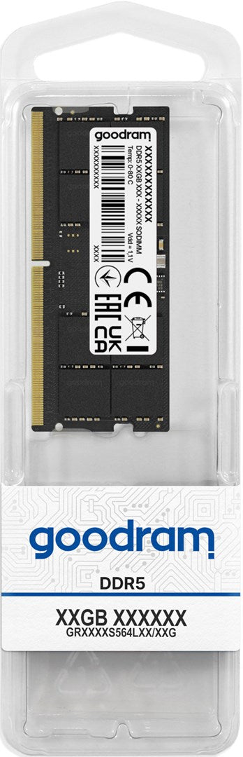 GOODRAM SODIMM DDR5 8GB 5600MHz CL46 RETAIL