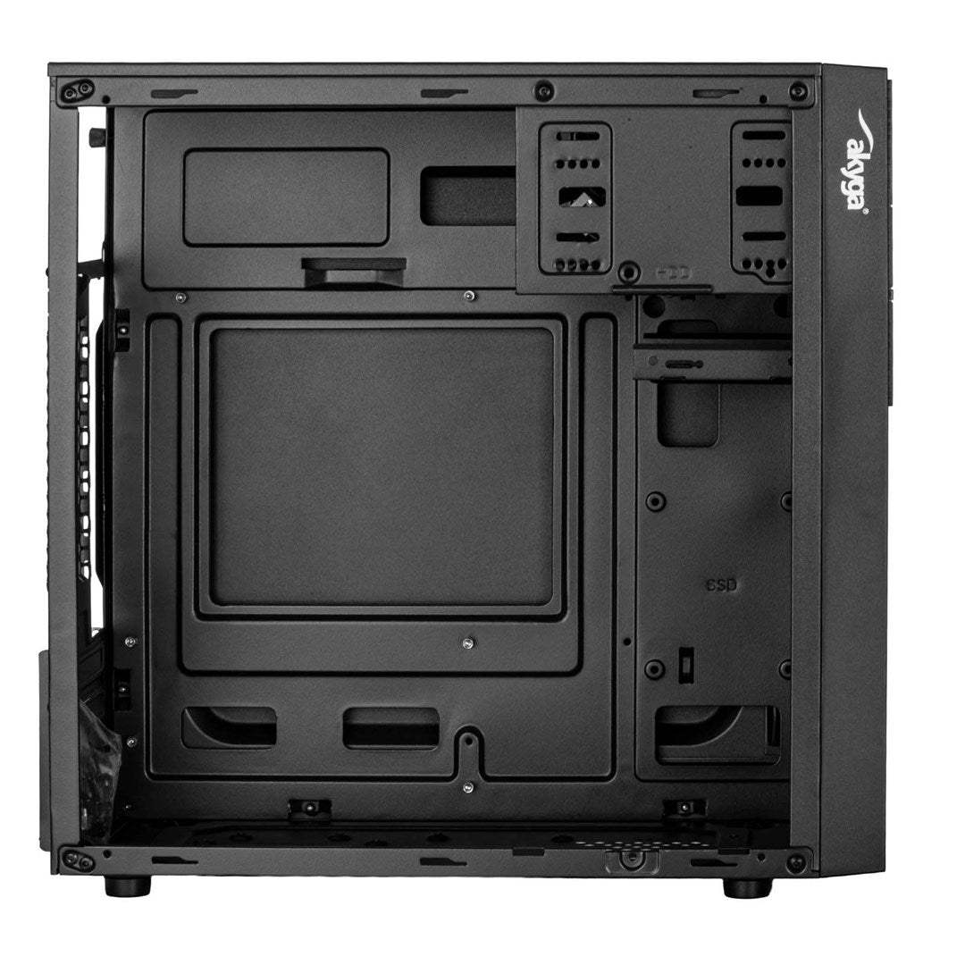 AKYGA OBUDOWA MICRO TOWER ATX PORT USB C AK19BK