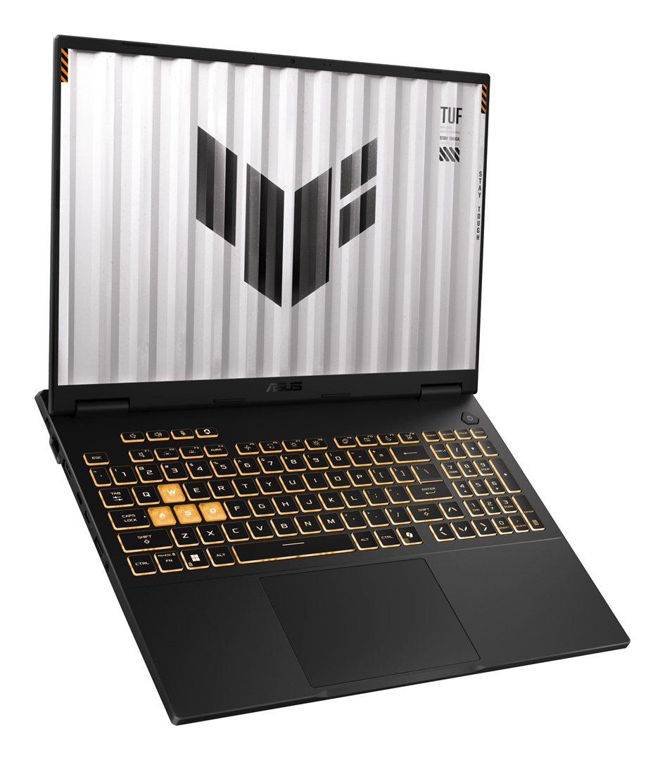 ASUS TUF Gaming F16 FX608JHR-RV094W i5 14450HX 16.0"FHD+ 165Hz IPS-level AG 16GB DDR5 5600 SSD512 GeForce RTX 5050 8GB WLAN+BT LAN Cam1080P+IR 90WHrs Win11 Aluminum Jaeger Gray