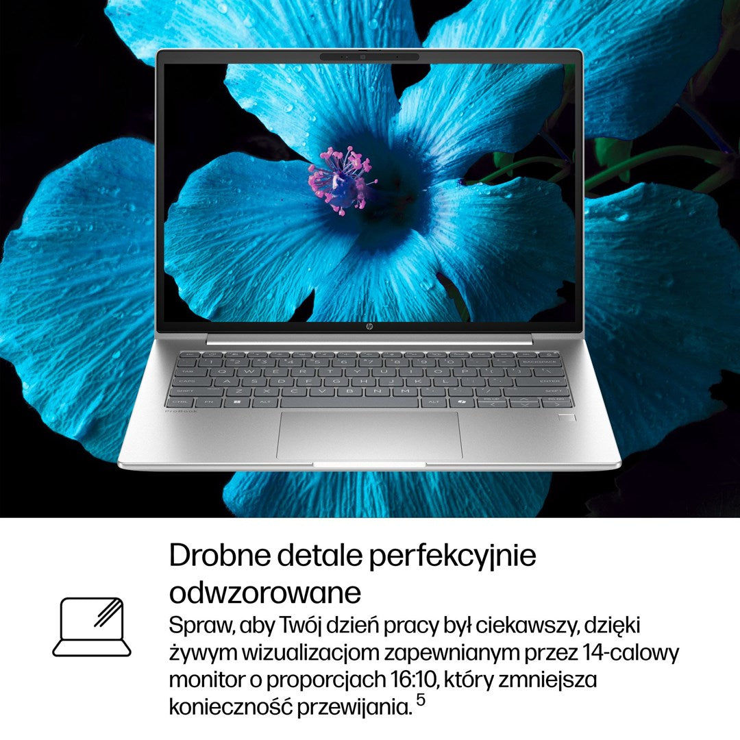 HP ProBook 4 G1i Ultra 5 225U 14.0"WUXGA IPS 300nits AG 24GB DDR5 5600 SSD512 Arc Cam1080p 56Wh W11Pro Pike silver aluminium 3Y OnSite