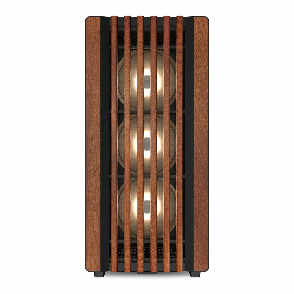 Sharkoon REBEL C70G RGB Full Tower Czarny, Drewno