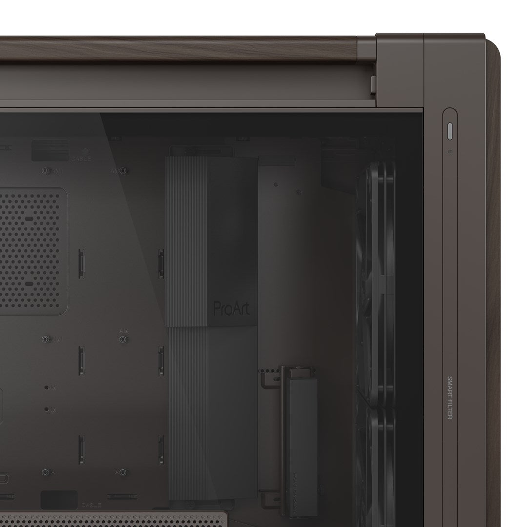 Obudowa Asus PROART PA602 WALNUT WOOD TG PWM RETRO