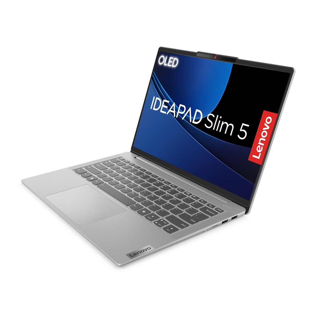 Lenovo IdeaPad Slim 5 14Q8X9 Snapdragon X Plus X1P-42-100 14" WUXGA OLED 400nits Glossy 32GB LPDDR5x-8448 SSD1TB Qualcomm Adreno GPU 57Wh W11Pro Cloud Grey