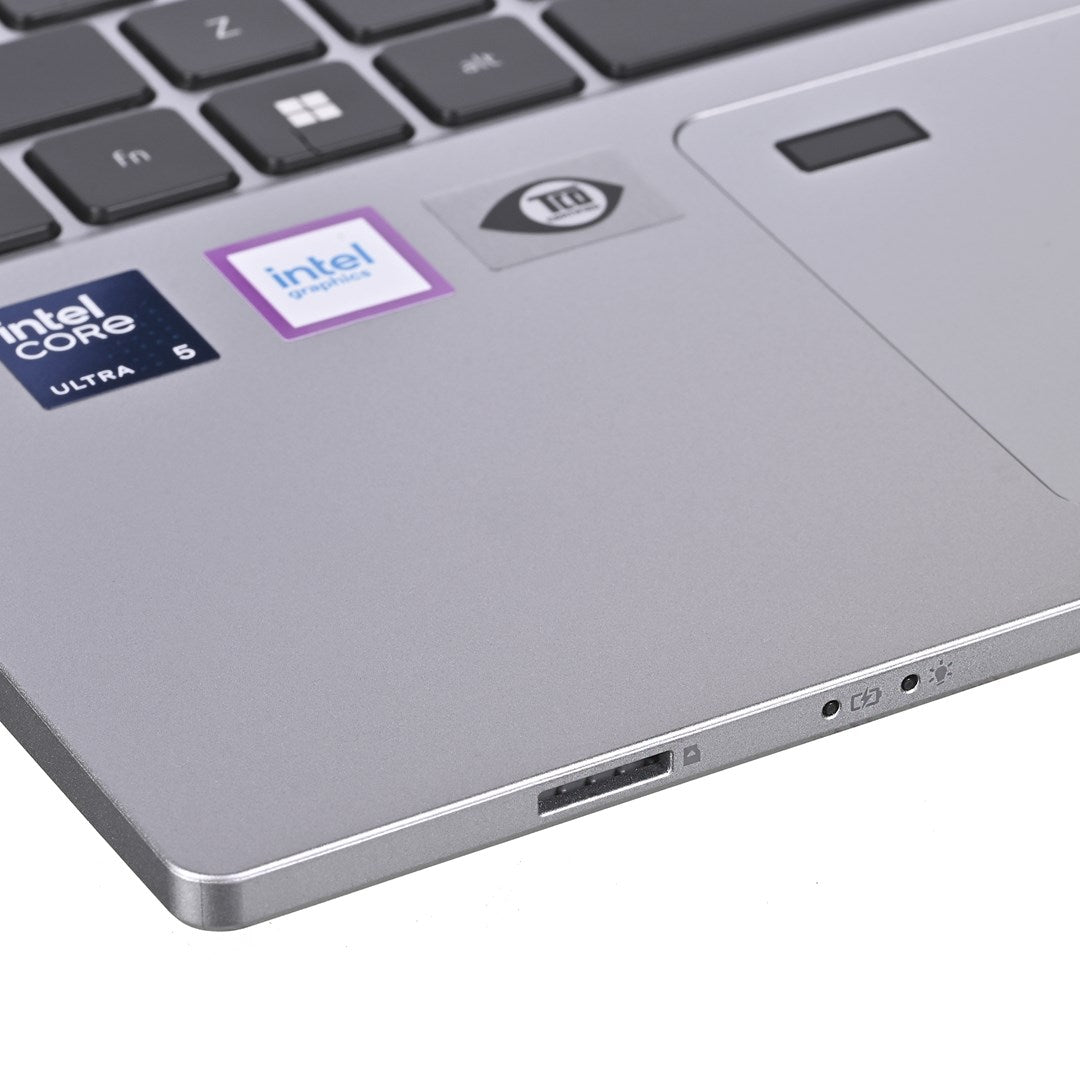 Acer TravelMate P2 TMP214-76-G2-TCO Ultra 5 125H 14"WUXGA IPS 300nits AG 16GB DDR5 5600 SSD512 Intel Arc Graphics WLAN+BT LAN Cam1080p 53Wh FpR W11Pro Pure Silver 3Y OnSite