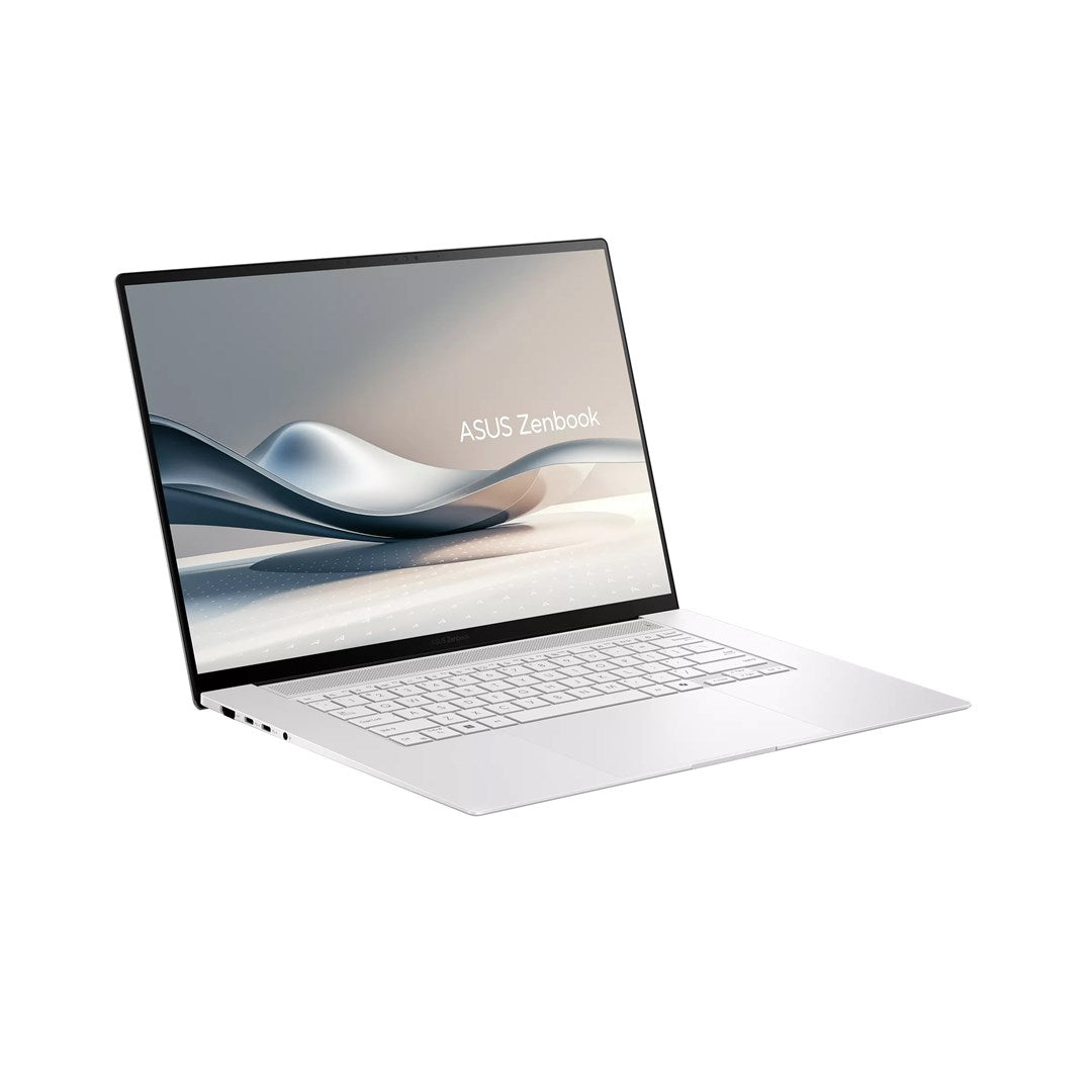 ASUS Zenbook S 16 UM5606GA-SR223X Ryzen AI 9 465 16.0"3K 120Hz 500nits AGLR 32GB LPDDR5X SSD1TB AMD Radeon Graphics Cam1080p + IR 83WHrs W11Pro Aluminum Scandinavian White