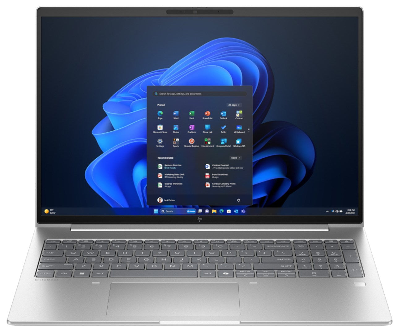 HP EliteBook 6 G1i Ultra 7 265U 16.0"WUXGA IPS 300nits AG 24GB DDR5 5600 SSD512 Arc Cam 5Mpx 56Wh W11Pro Pike silver aluminium 3Y OnSite