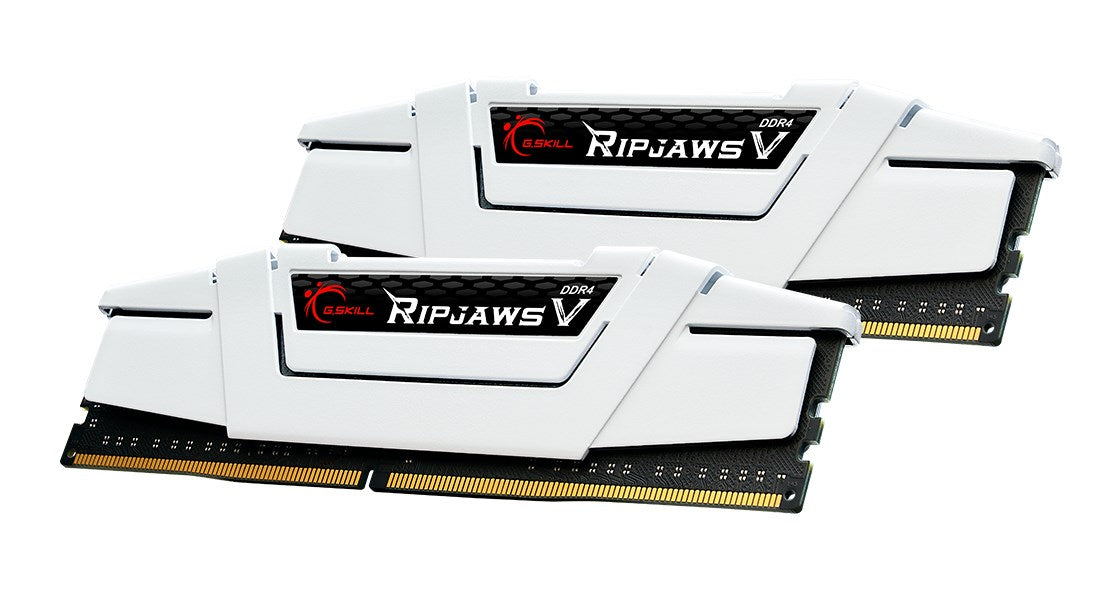 G.SKILL RIPJAWSV DDR4 2X8GB 3200MHZ CL16 REV2 WHITE F4-3200C16D-16GVWB