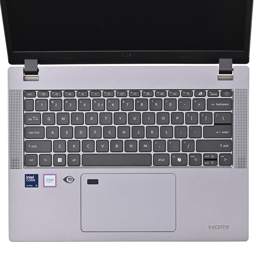 Acer TravelMate P2 TMP214-75-G3-TCO Ultra 5 125H 14"WUXGA IPS 300nits AG 16GB DDR5 5600 SSD512 Intel Arc Graphics WLAN+BT LAN Cam1080p 65Wh FpR SCa W11Pro Steel Gray 3Y OnSite