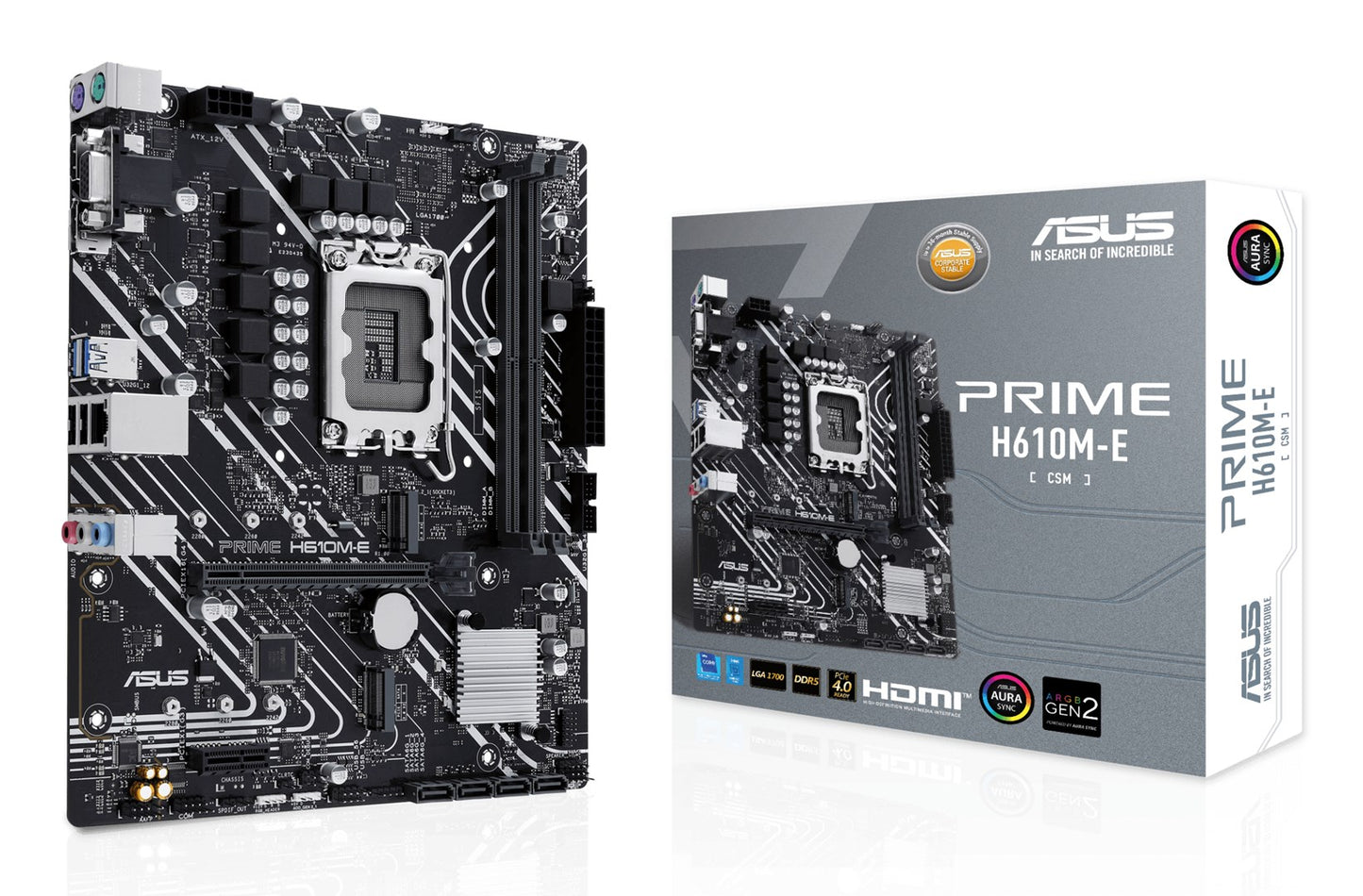 ASUS PRIME H610M-E-CSM Intel H610 LGA 1700 micro ATX