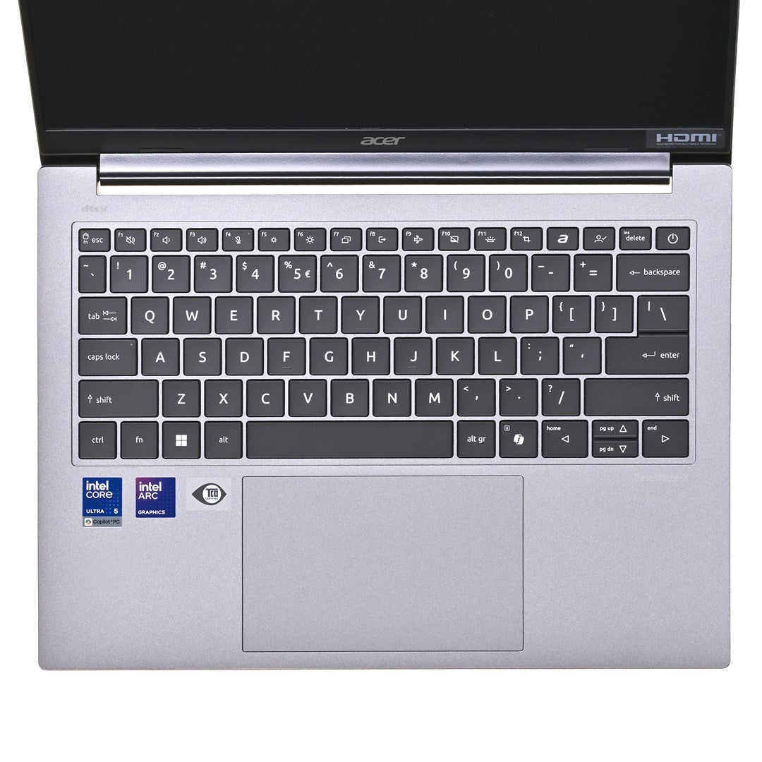 Acer TravelMate P4 TMX414-51-TCO Ultra 5 228V 14"WUXGA IPS300n U5 228V 32GB LPDDR5X SSD512 Intel Arc 130V Graphics WLAN+BT LAN Cam1080p 65Wh W11Pro Steel Gray 3Y OnSite