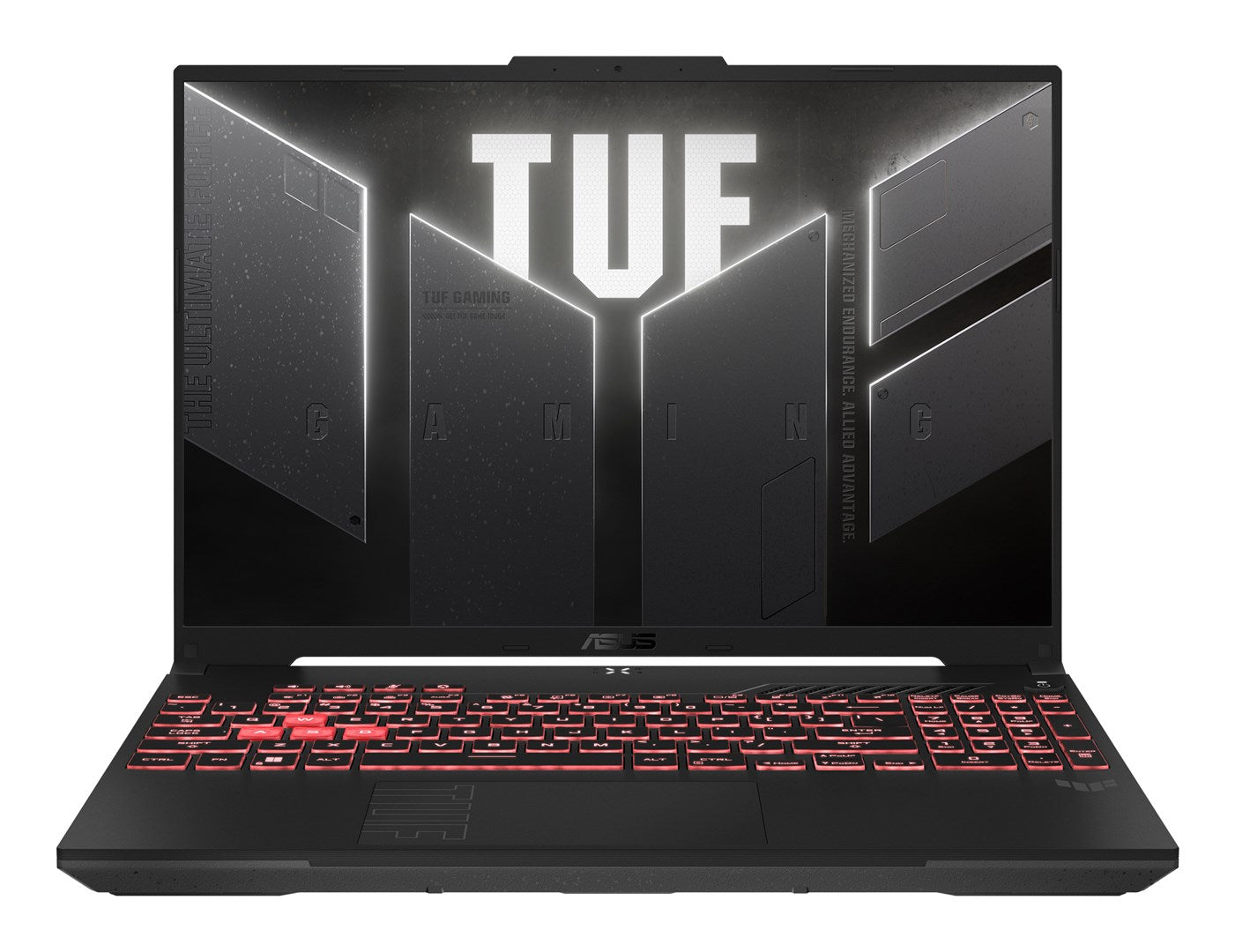 ASUS TUF Gaming A16 FA607NUG-RL117 Ryzen 7 7445HS 16.0"FHD+ 144Hz Value IPS-level AG 16GB DDR5 5600 SSD512 WLAN+BT LAN GeForce RTX 4050 6GB Cam720p 56WHrs NoOS Mecha Gray