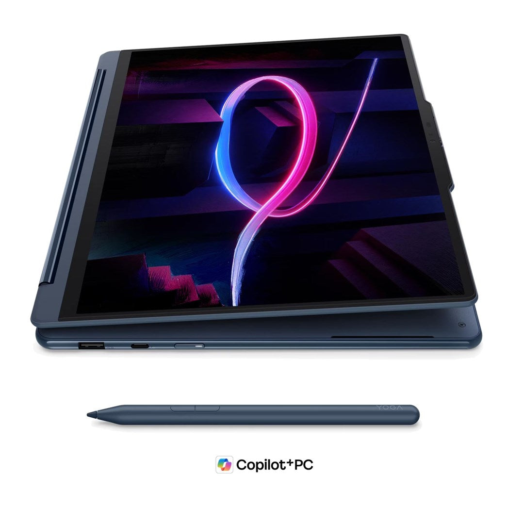Lenovo Yoga 9i 2-in-1 Aura Edition 14IPH11 Ultra 7 355 14" 2.8K OLED  500nits Glossy 32GB LPDDR5X-7467 SSD512 Intel Graphics WiFi7+BT Cam5.0MP + IR 70Wh Win11 Cosmic Blue