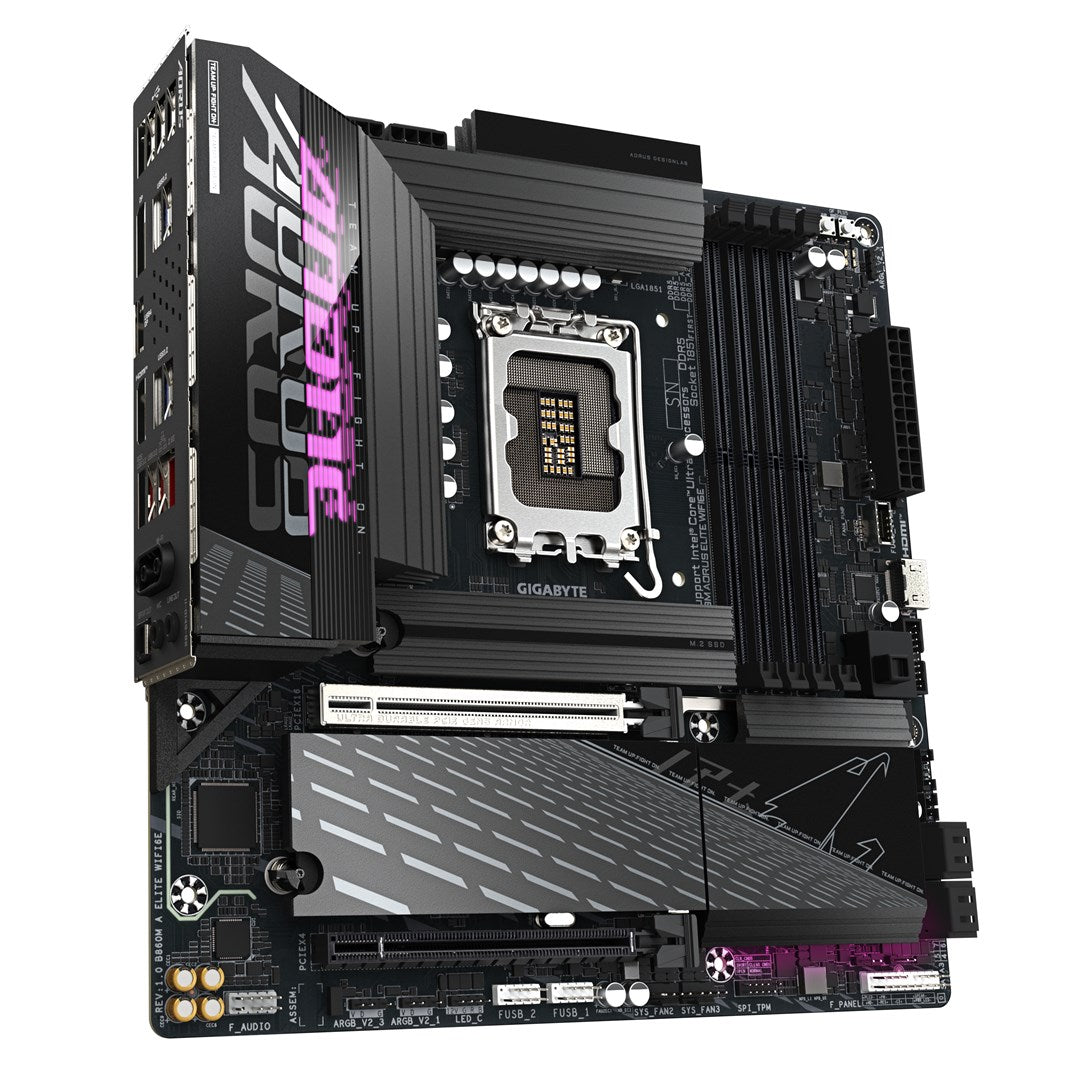 Płyta główna GIGABYTE B860M AORUS ELITE WIFI6E Intel B860 LGA 1851 (Socket V1) micro ATX (B860M A ELITE WIFI6E)