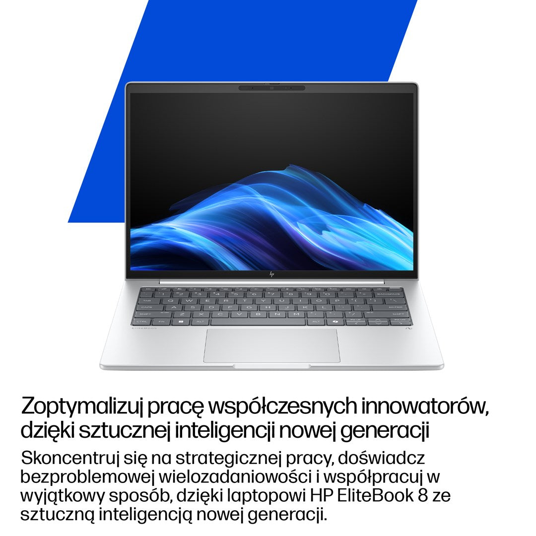 HP EliteBook 8 G1a Ryzen AI 5 PRO 340 14.0"WUXGA IPS 400nits Eye Ease AG 24GB DDR5 5600 SSD512 Radeon 840M Cam 5Mpx 62Wh W11Pro Pike silver aluminium 3Y OnSite