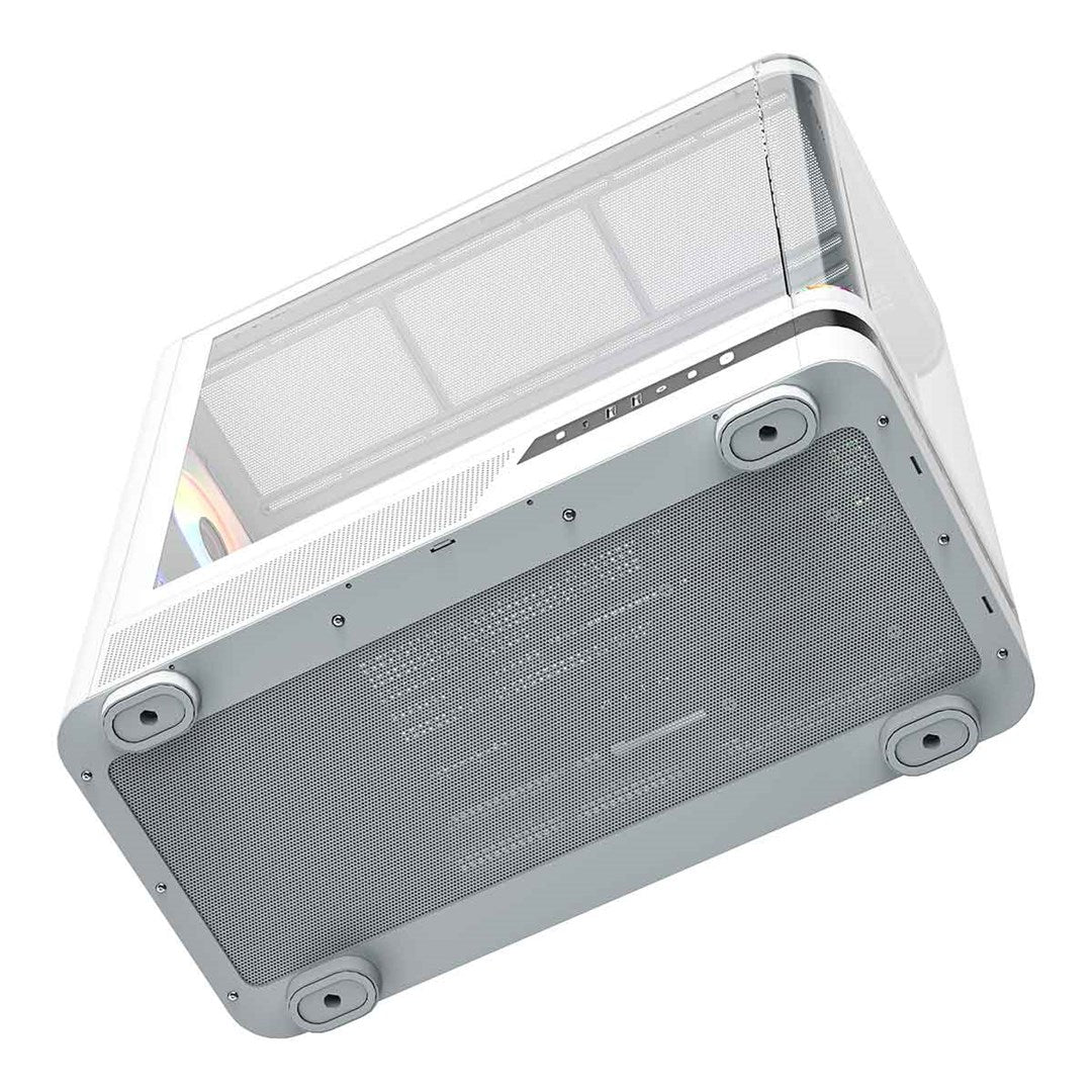MODECOM OBUDOWA VOLCANO AQ 100 ARGB MIDI BIAŁA