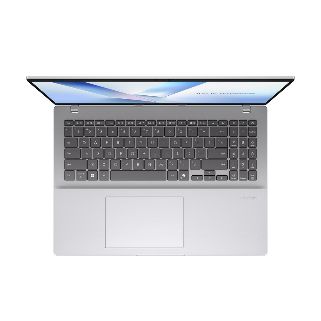 ASUS Vivobook 16 M1607GA-MB003W Ryzen AI 7 445 16.0"WUXGA IPS-level Panel 60Hz 300nits AG 16GB DDR5 SSD512 Radeon Graphics WLAN+BT Cam1080p 42WHrs Win11 Cool Silver