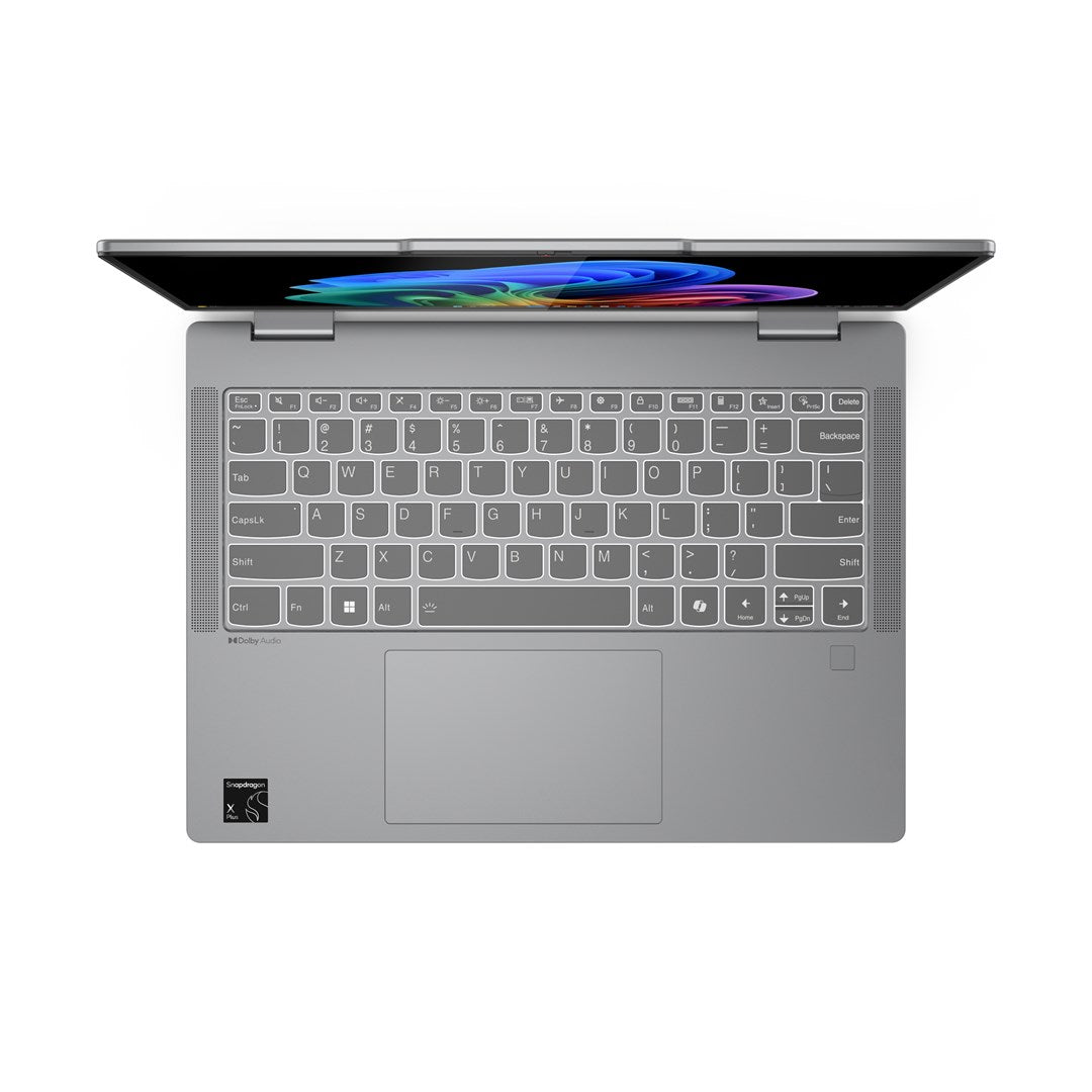 Lenovo IdeaPad 5 2-in-1 14Q8X9 Snapdragon X Plus X1P-42-100 14" WUXGA OLED 400nits Glossy 60Hz Touch 16GB LPDDR5x-8448 SSD512 Qualcomm Adreno GPU 57Wh W11Pro Luna Grey