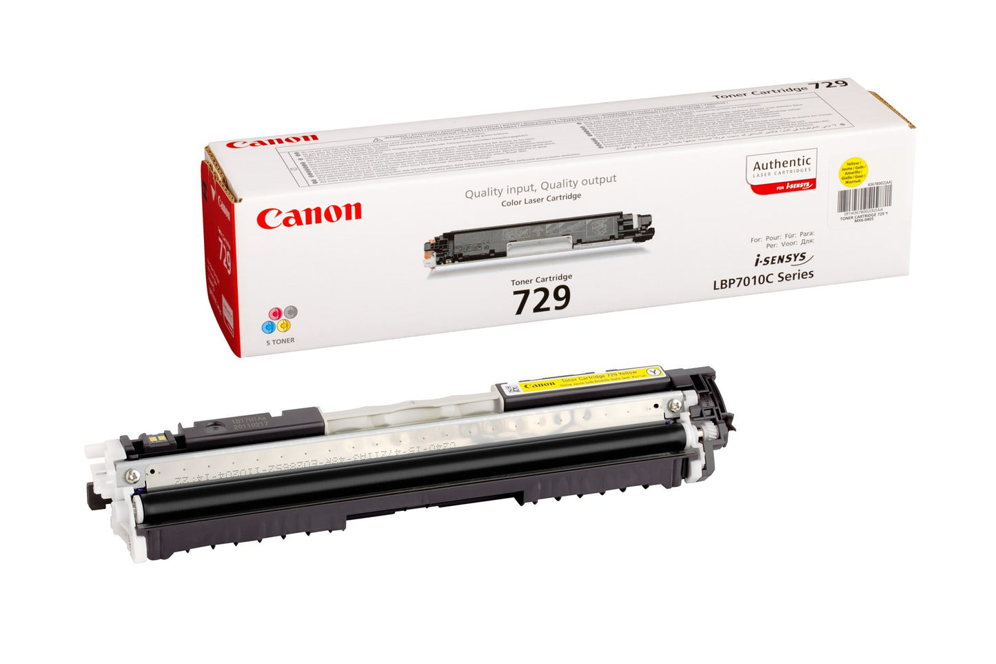 Canon 729 Y kaseta z tonerem 1 szt. Oryginalny Żółty
