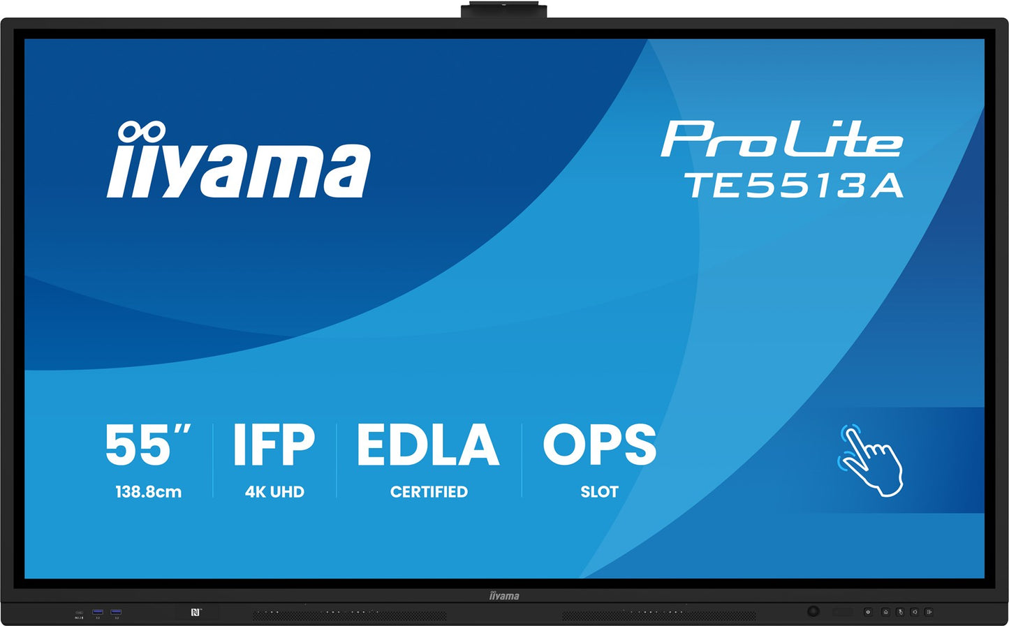 Wyświetlacz Iiyama TE5513A-B1AG 55 W UHD IR 40P T