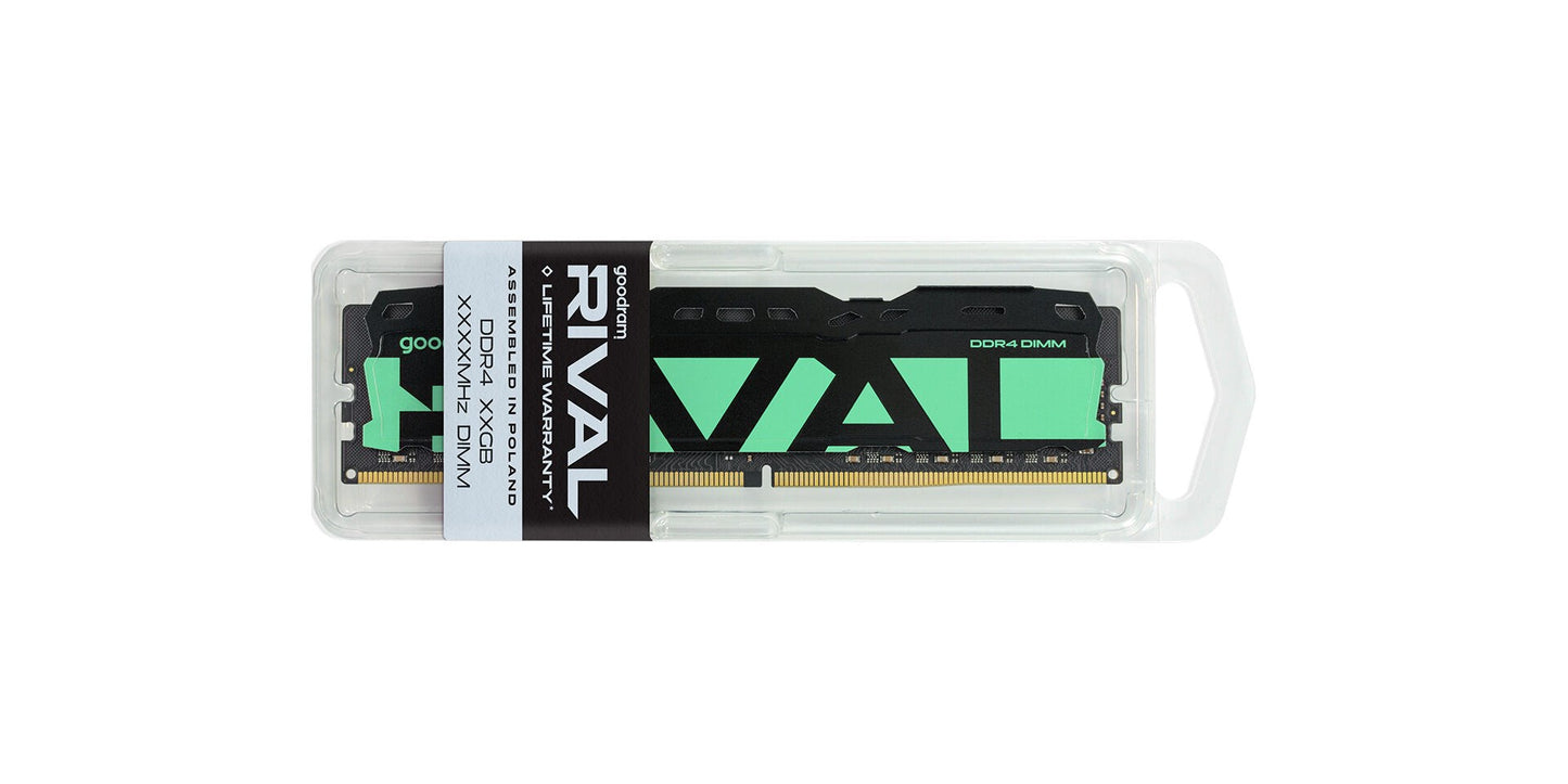 DDR4 8GB 3200MHz UDIMM goodram RIVAL Radiant Green